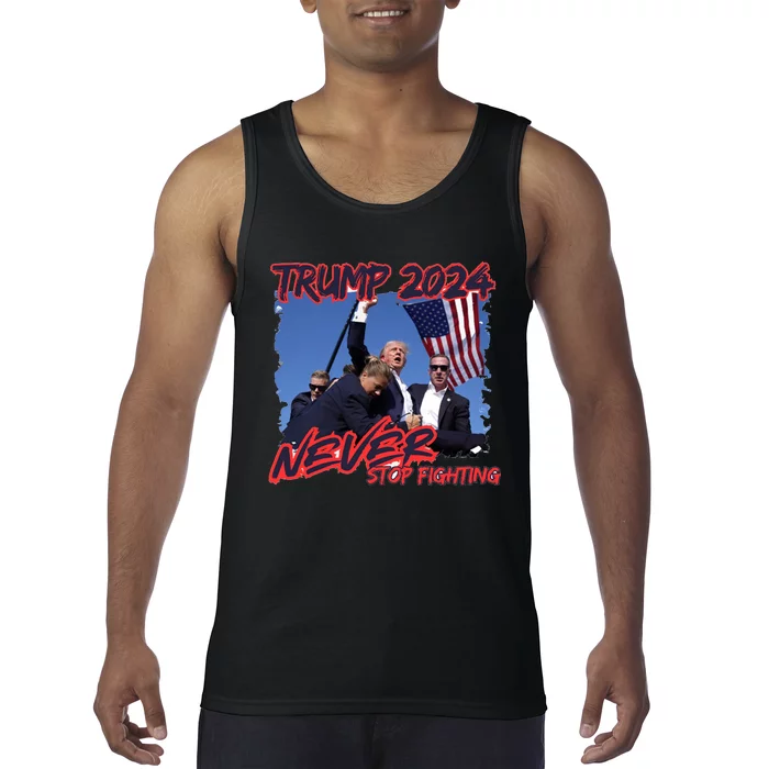 Trump Shooting President Trump Political Trump 2024 Election A Tank Top