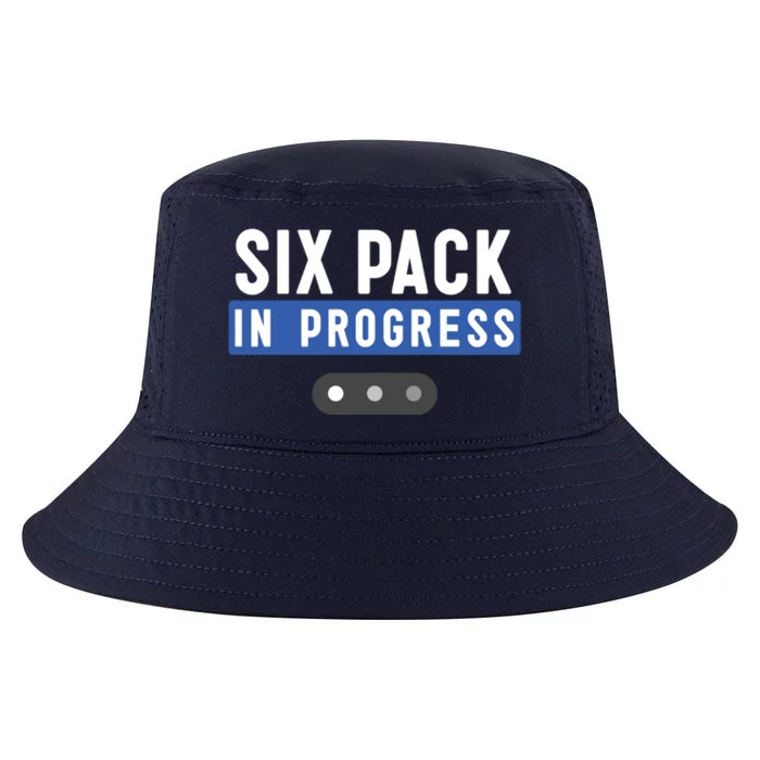 Trendy Six Pack In Progress Loading Bar Fitness Humor Gift Cool Comfort Performance Bucket Hat