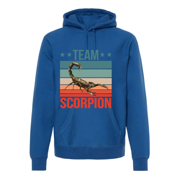 Team Scorpion Quote Animal Scorpion Great Gift Premium Hoodie