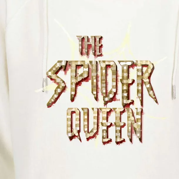 The Spider Queen Revival Womens Funnel Neck Pullover Hood