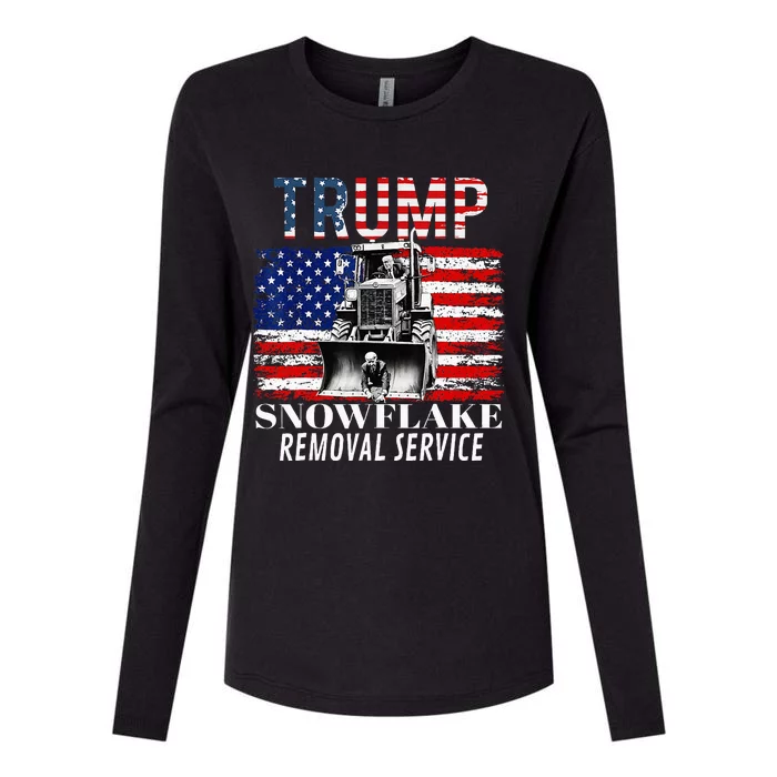 Trump Snowflake Removal Service Womens Cotton Relaxed Long Sleeve T-Shirt