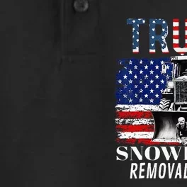 Trump Snowflake Removal Service Dry Zone Grid Performance Polo