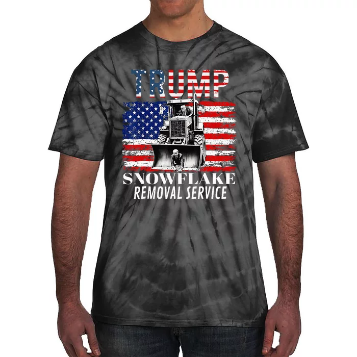 Trump Snowflake Removal Service Tie-Dye T-Shirt