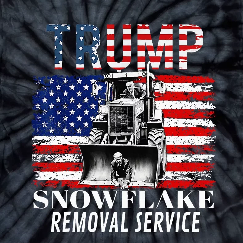 Trump Snowflake Removal Service Tie-Dye T-Shirt