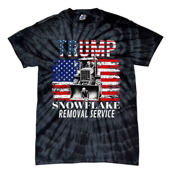 Trump Snowflake Removal Service Tie-Dye T-Shirt