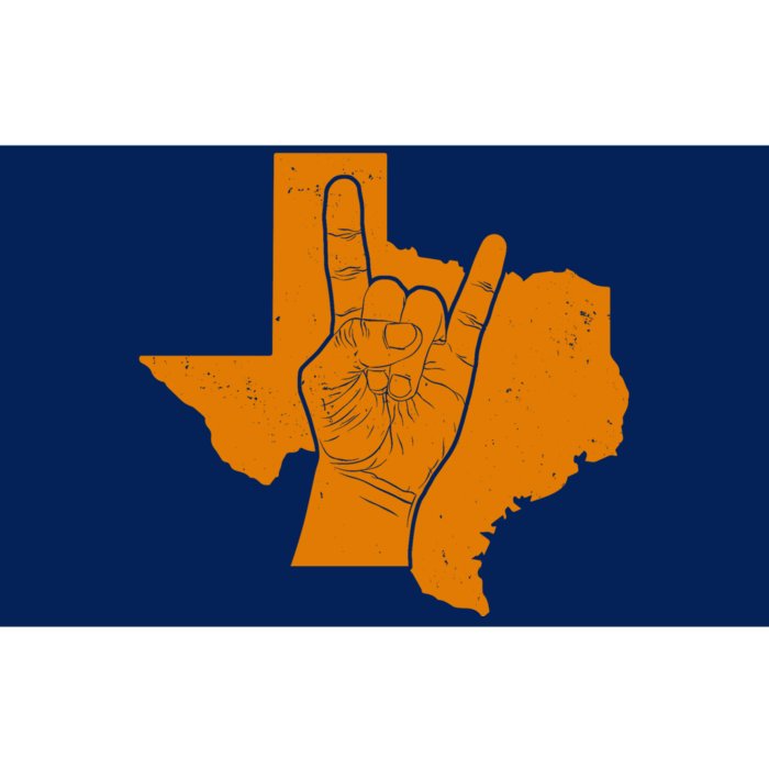 Texas State Rock N Roll Bumper Sticker