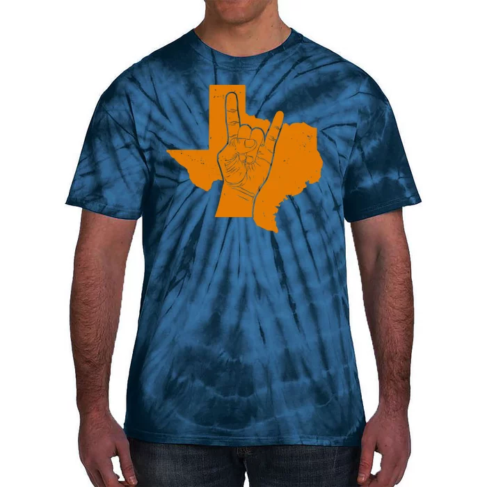 Texas State Rock N Roll Tie-Dye T-Shirt