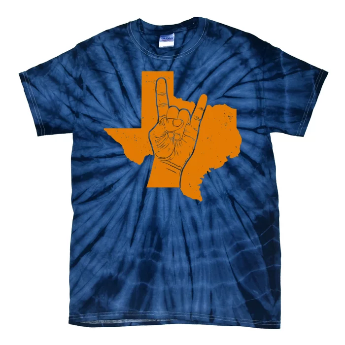 Texas State Rock N Roll Tie-Dye T-Shirt