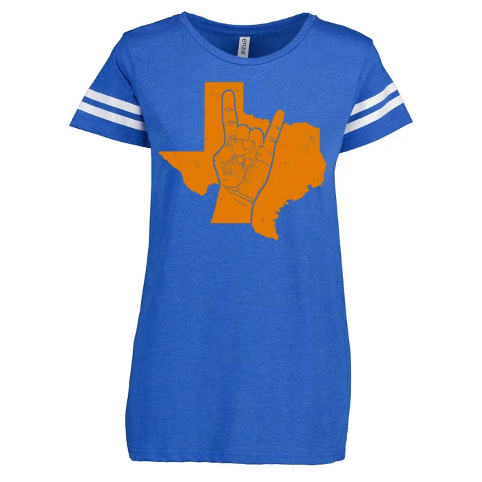 Texas State Rock N Roll Enza Ladies Jersey Football T-Shirt