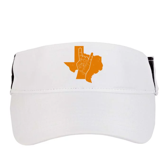 Texas State Rock N Roll Adult Drive Performance Visor