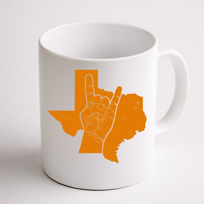 Texas State Rock N Roll Front & Back Coffee Mug