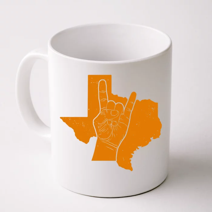 Texas State Rock N Roll Front & Back Coffee Mug