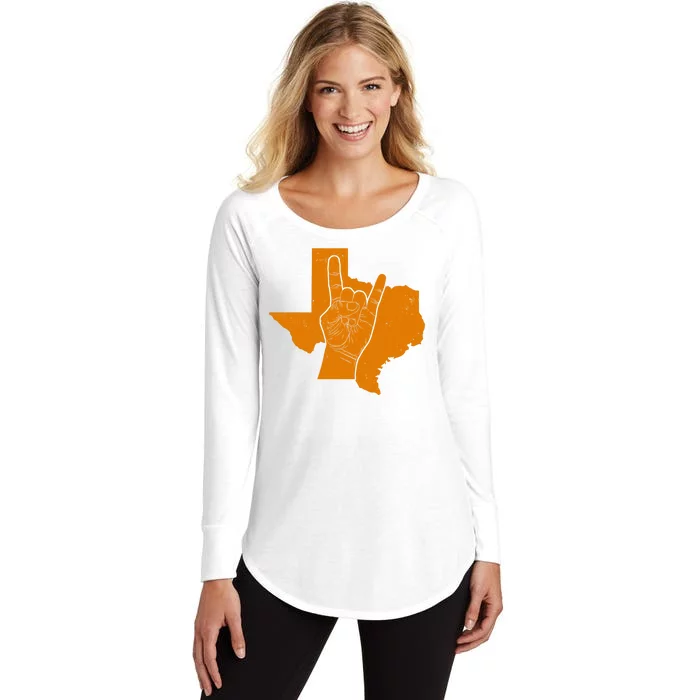 Texas State Rock N Roll Women's Perfect Tri Tunic Long Sleeve Shirt