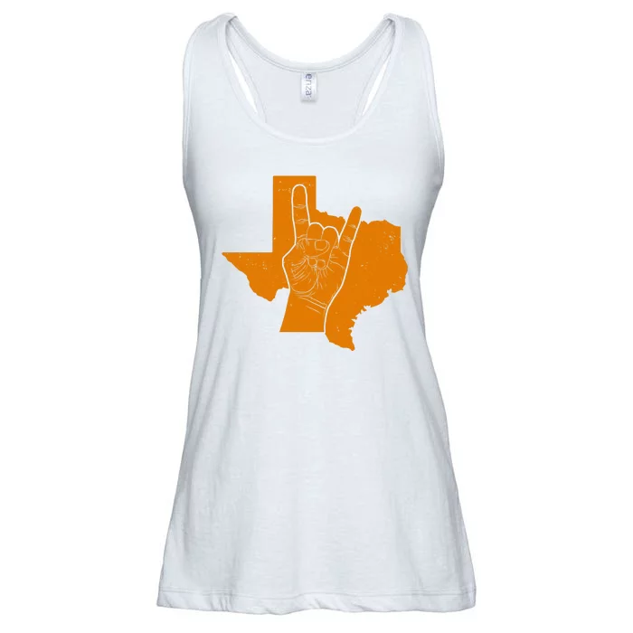 Texas State Rock N Roll Ladies Essential Flowy Tank