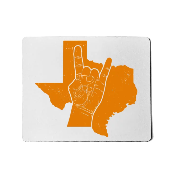 Texas State Rock N Roll Mousepad