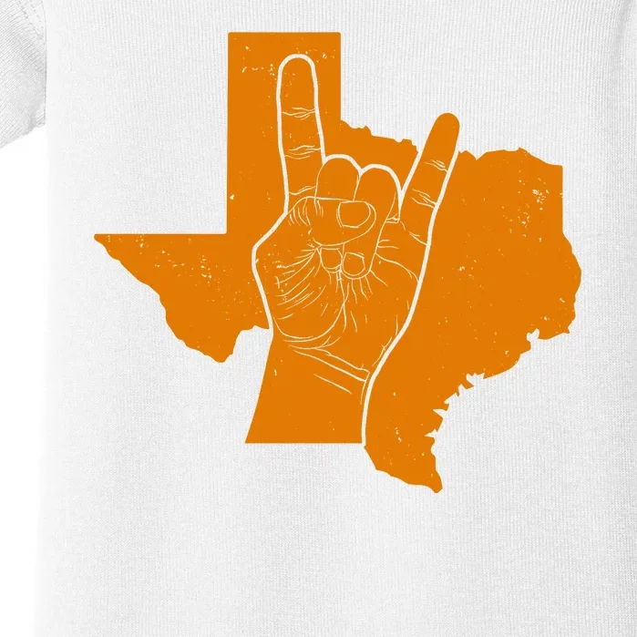 Texas State Rock N Roll Baby Bodysuit