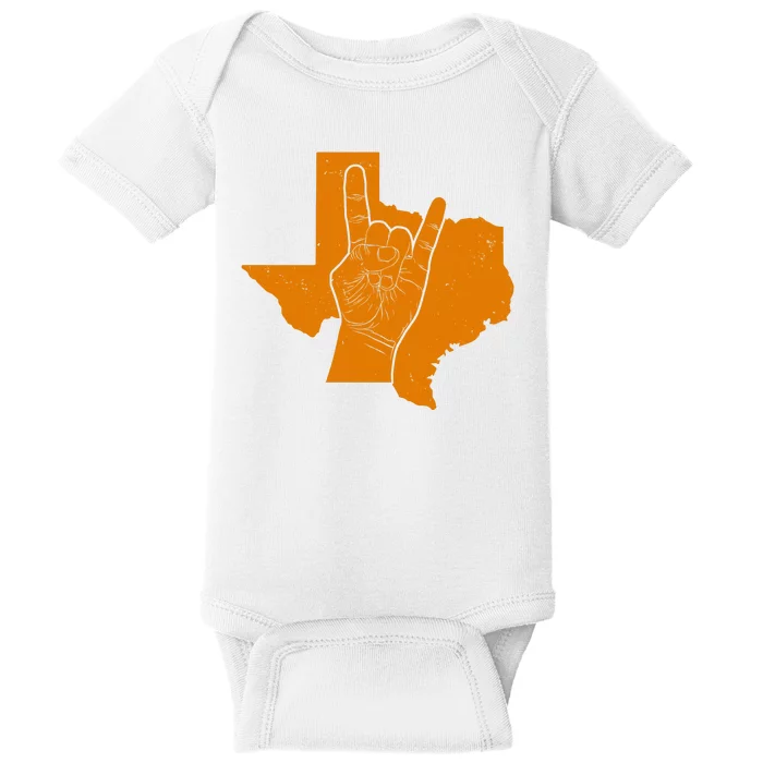 Texas State Rock N Roll Baby Bodysuit