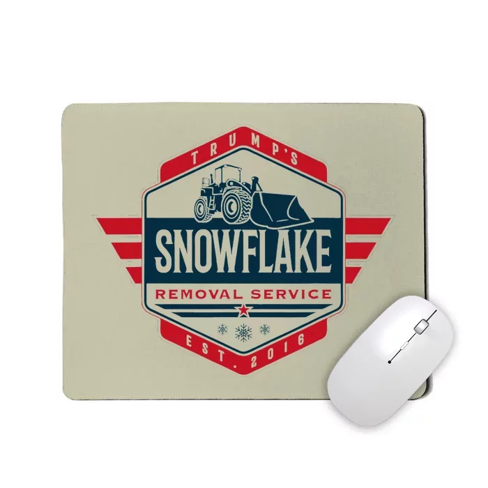 TrumpS Snowflake Removal Service Funny Donald Trump 2024 Mousepad