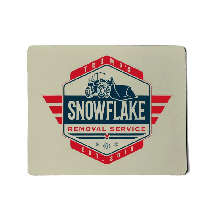 TrumpS Snowflake Removal Service Funny Donald Trump 2024 Mousepad