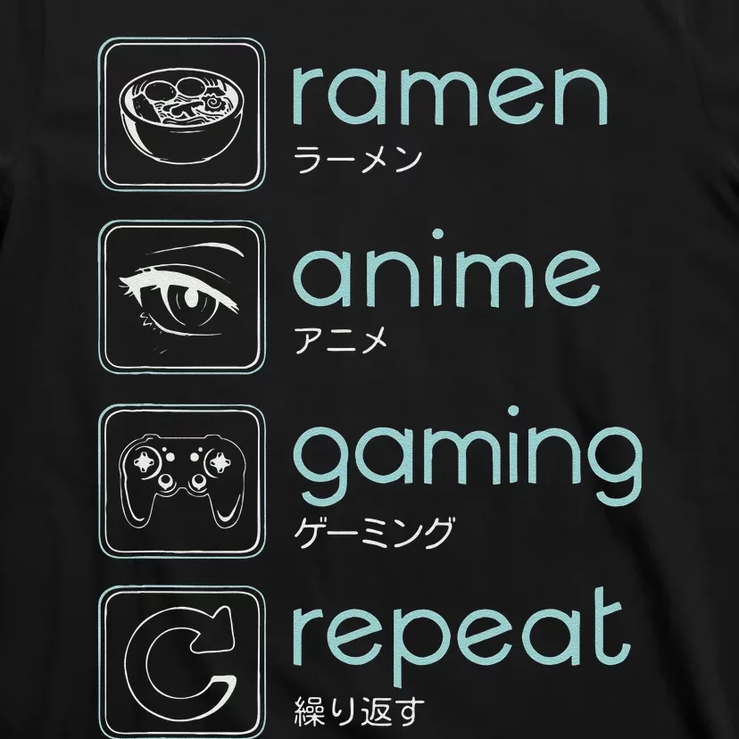 That Says Ra Anime Gaming Repeat T-Shirt