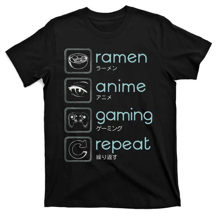 That Says Ra Anime Gaming Repeat T-Shirt