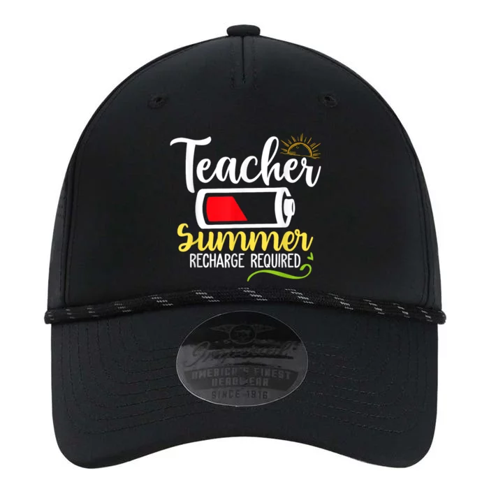 Teacher Summer Recharge Required Last Day School Vacation Performance The Dyno Cap