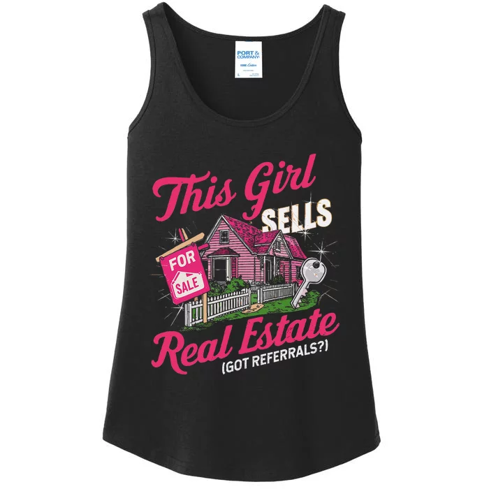 This Sells Real Estate Got Referrals Realtor Ladies Essential Tank