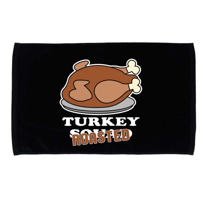 Turkey Squad Roasted Design For A Turkey Lover Great Gift Microfiber Hand Towel