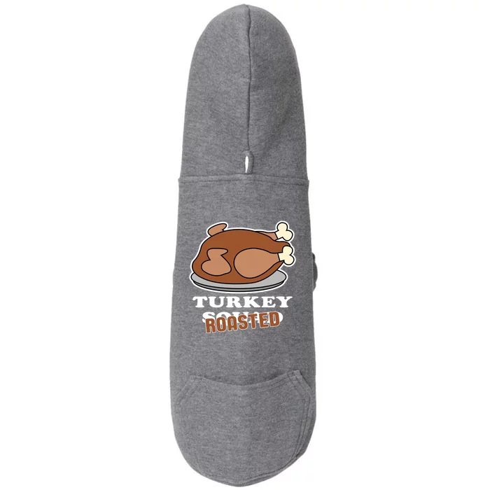 Turkey Squad Roasted Design For A Turkey Lover Great Gift Doggie 3-End Fleece Hoodie