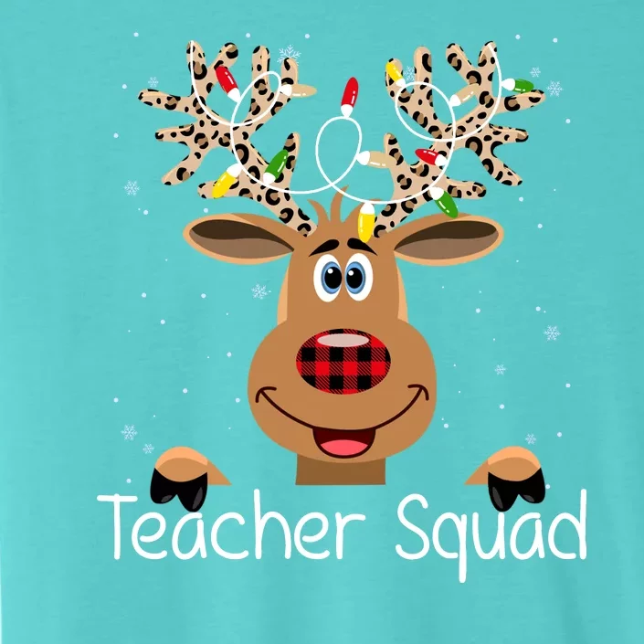 Teacher Squad Reindeer Christmas Holiday ChromaSoft Performance T-Shirt