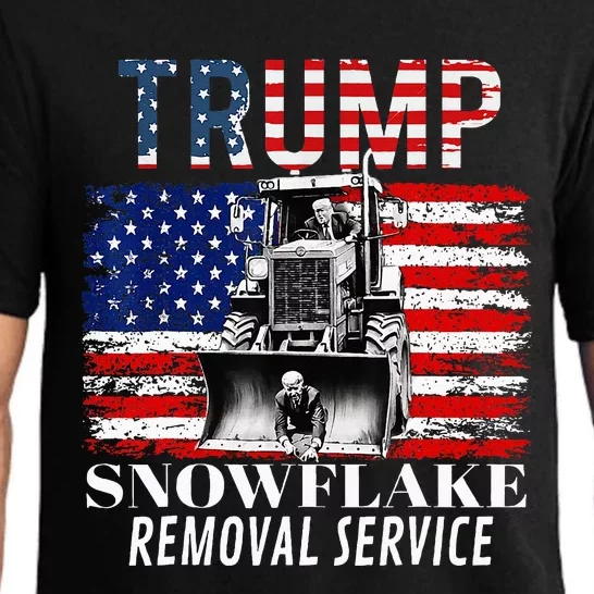 Trump Snowflake Removal Service Funny Donald Trump 2024 Pajama Set