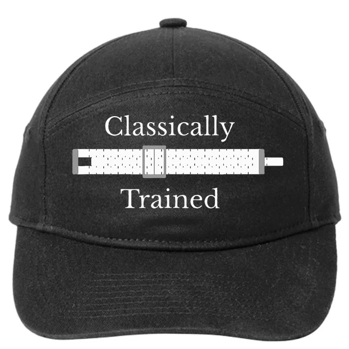 Trained Slide Rule Mechanical Analog Calculator 7-Panel Snapback Hat