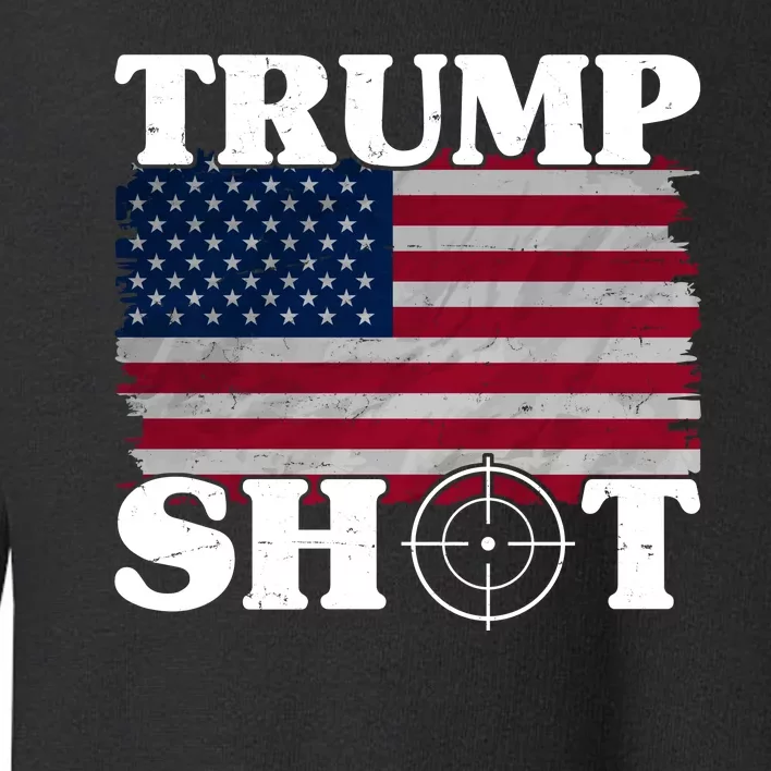 Trump Shot Rally Failed Shots Fired Assassination Toddler Sweatshirt