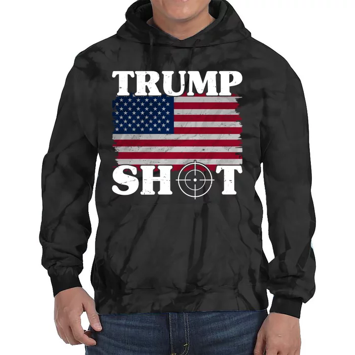 Trump Shot Rally Failed Shots Fired Assassination Tie Dye Hoodie