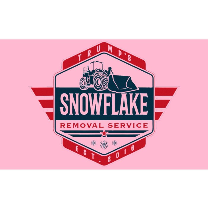 TrumpS Snowflake Removal Service Funny Donald Trump 2024 Bumper Sticker