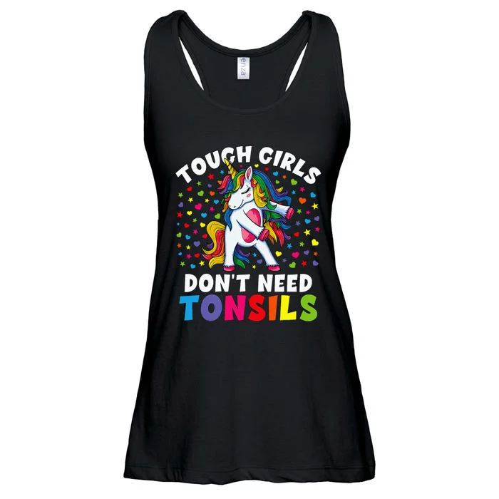 Tonsil Surgery Recovery Gift Unicorn Tonsil Removal Ladies Essential Flowy Tank