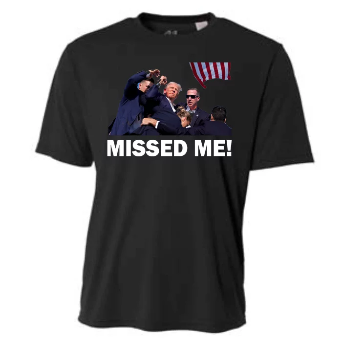 Trump Shot Rally Assassination Missed Me! Cooling Performance Crew T-Shirt