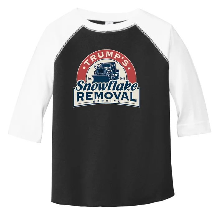 TrumpS Snowflake Removal Service Funny Trump 2024 Toddler Fine Jersey T-Shirt