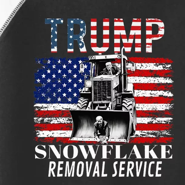 Trump Snowflake Removal Service Funny Donald Trump 2024 Toddler Fine Jersey T-Shirt