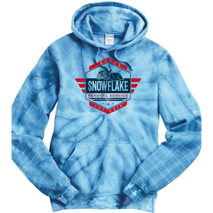 TrumpS Snowflake Removal Service Funny Donald Trump 2024 Tie Dye Hoodie