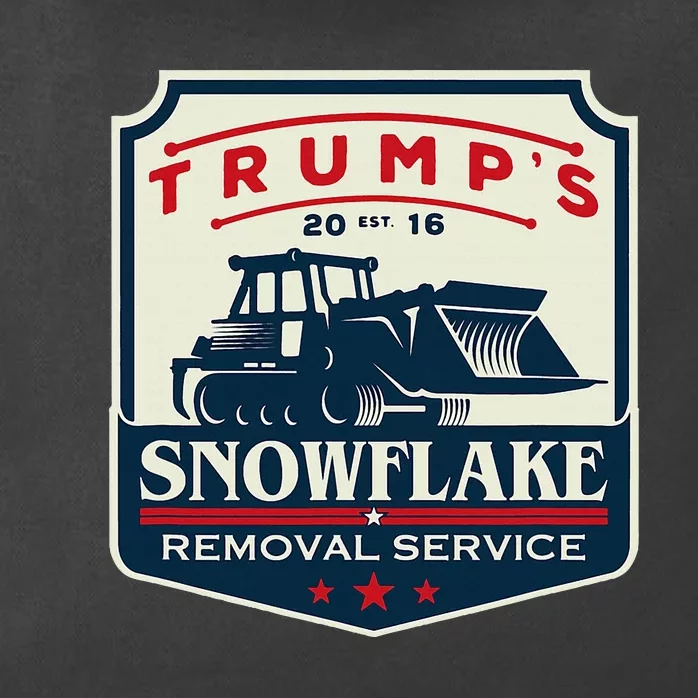 TrumpS Snowflake Rmoval Service Funny Donald Trump 2024 Zip Tote Bag