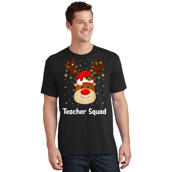 Teacher Squad Reindeer T-Shirt