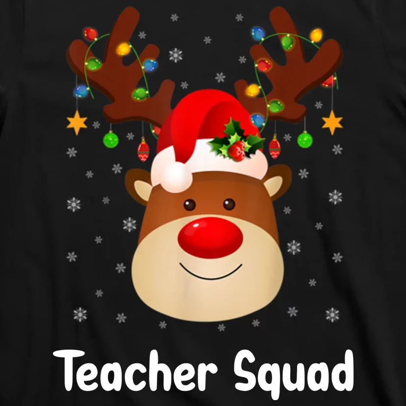 Teacher Squad Reindeer T-Shirt