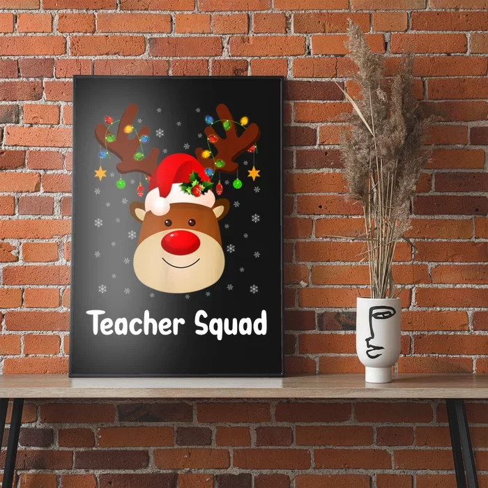 Teacher Squad Reindeer Poster