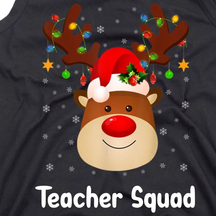 Teacher Squad Reindeer Tank Top