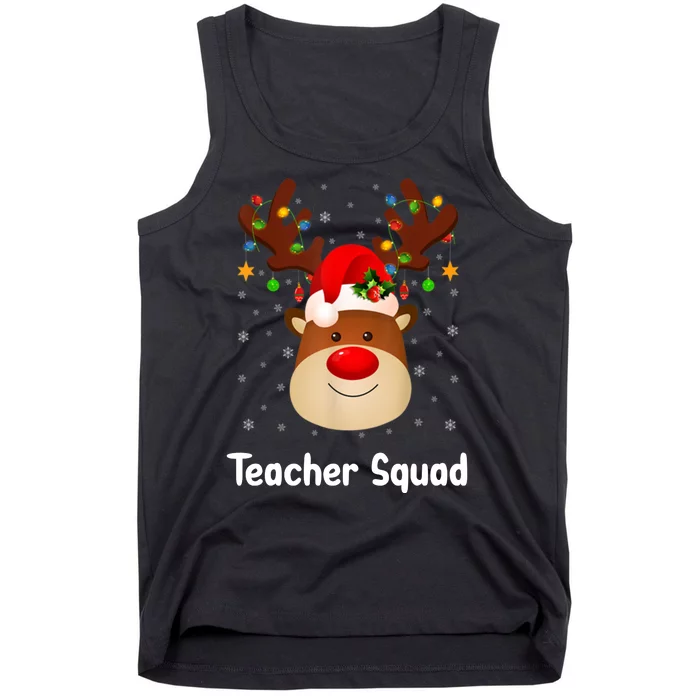 Teacher Squad Reindeer Tank Top