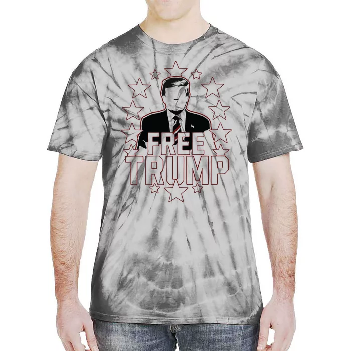 Trump Support Republican Gift I Stand With Trump Tie-Dye T-Shirt