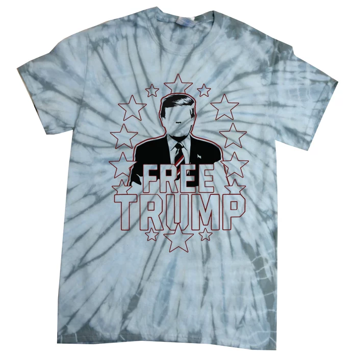 Trump Support Republican Gift I Stand With Trump Tie-Dye T-Shirt