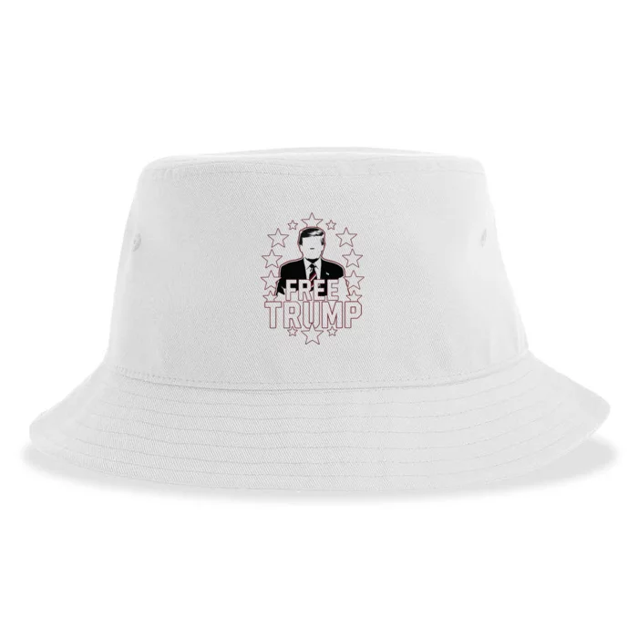 Trump Support Republican Gift I Stand With Trump Sustainable Bucket Hat