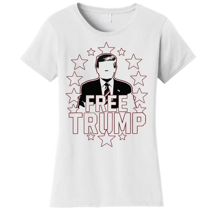 Trump Support Republican Gift I Stand With Trump Women's T-Shirt